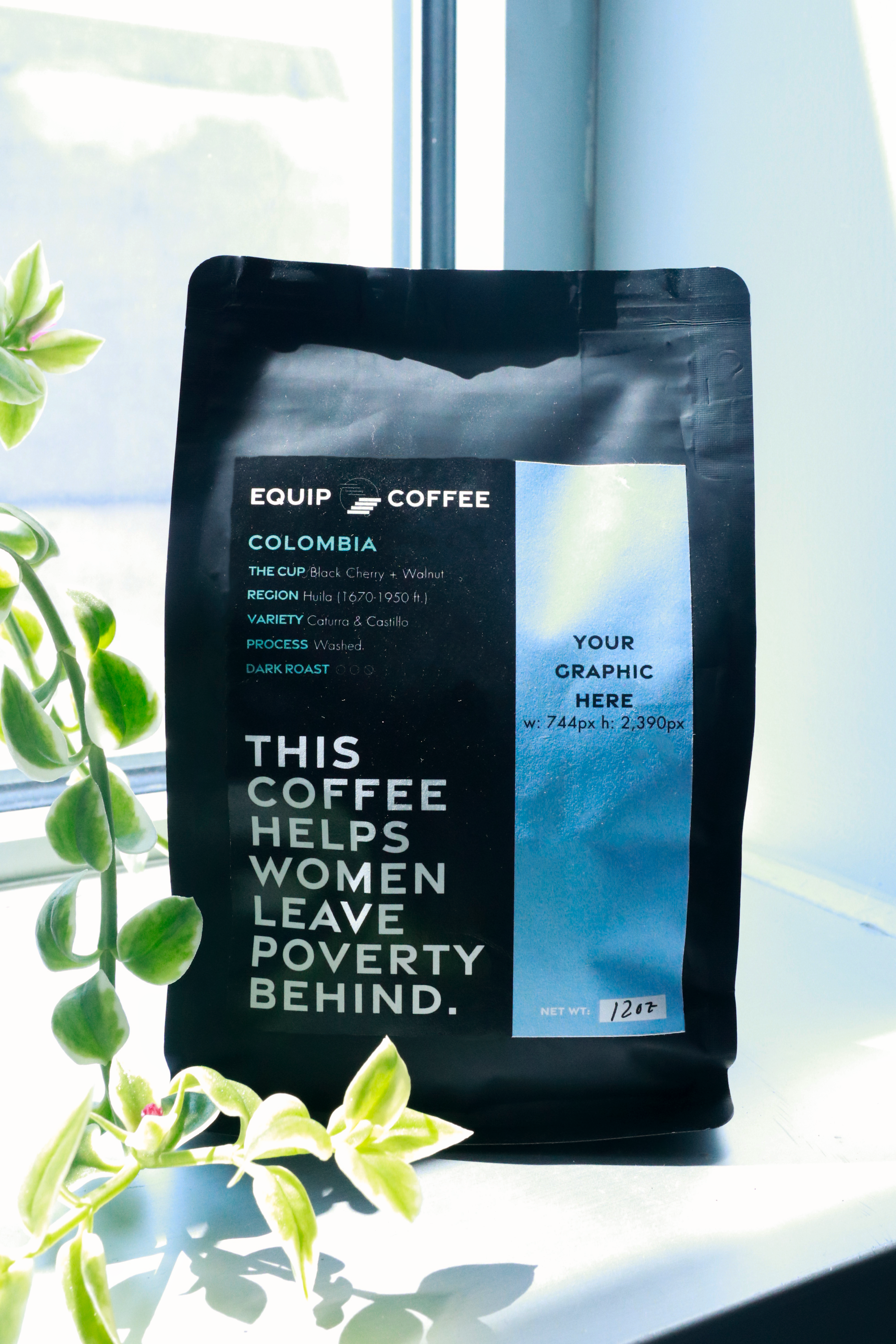 12oz Custom Labeled Coffee