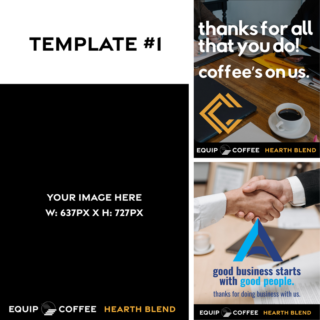 12oz Custom Labeled Coffee
